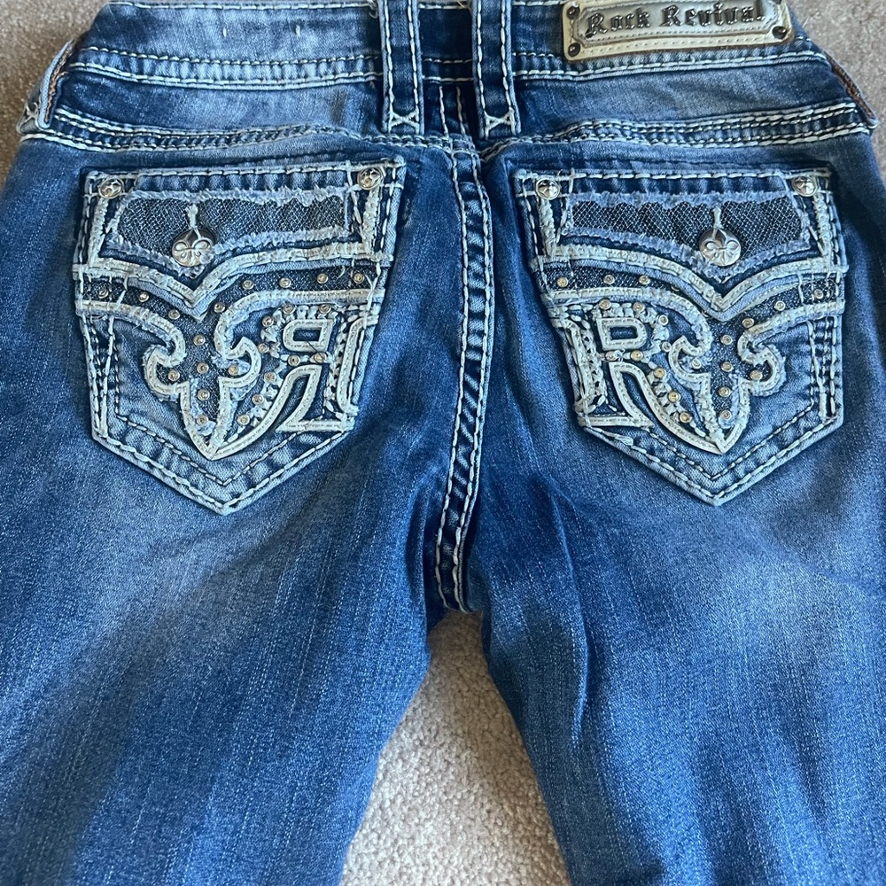 Rock Revival Crop Skinny
